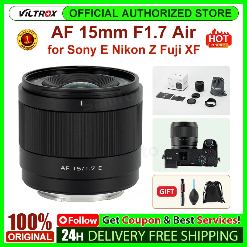 Viltrox AF 15mm F1.7 Air APS-C Auto Focus Large Aperture