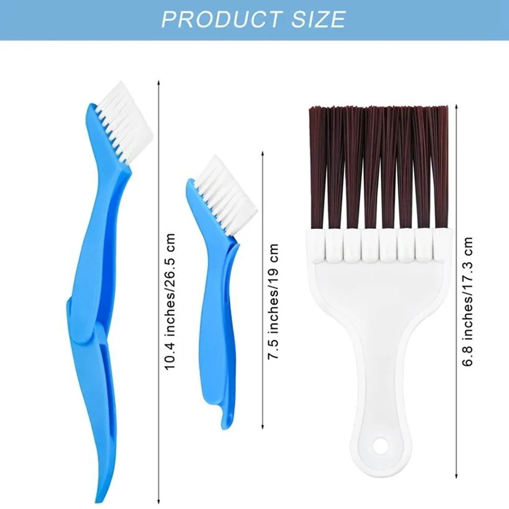 5 Pièces Brosse De Nettoyage Pour Ailettes De Climatiseur Kit, Peigne à