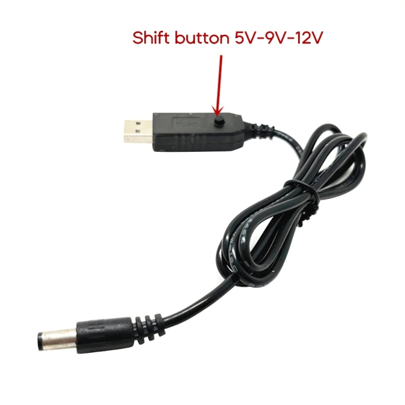 USB to 9V 12V Power Cable for Router Speaker USB to DC5.5x2.5mm Jack Charging Cable, charging cable, usb charging cable
