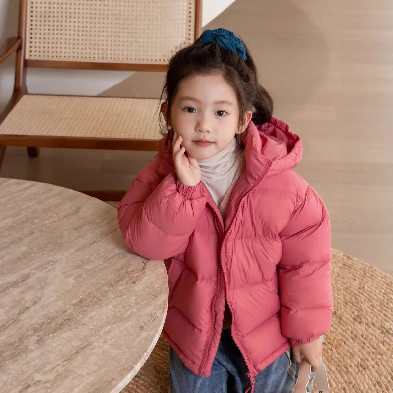 어린이 다운 재킷 짧고 두꺼운 브레드 재킷 여자 겨울 코트 남자 재킷 어린이용 재킷 여자용 겨울 재킷 로파 니냐