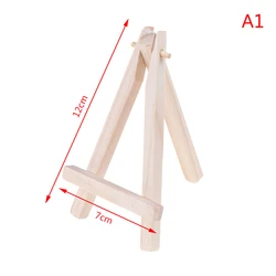 Mini Wooden Tripod Easel Display Painting Stand Card Canvas Holder
