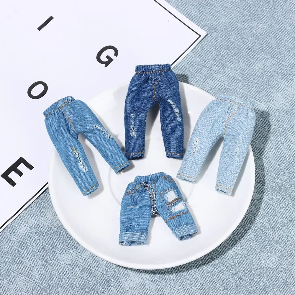 Doll Fashion Outfit Set: Ripped Jeans, Trendy Hoodies, & Cool PU Leather Jackets - Stylish Doll Clothes Accessories