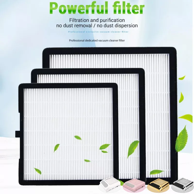 

Original Replace Filter For Nail Dust Collector 1/2/3 PCS Nail Vacuum Cleaner Accessories Powerful Filter Nail Suction Filter