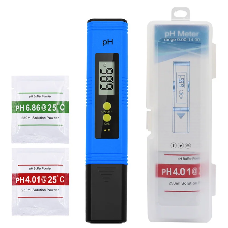 Portable Digital PH Pen Type Acidity Measuring Meter High Precision 0.01 PH Tester Pool Aquarium Water Quality Test Tool 5