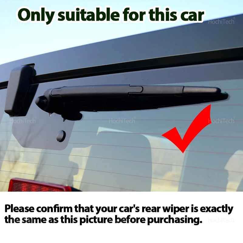 Enhanced Rear Wiper Arm and Blade Replacement Kit