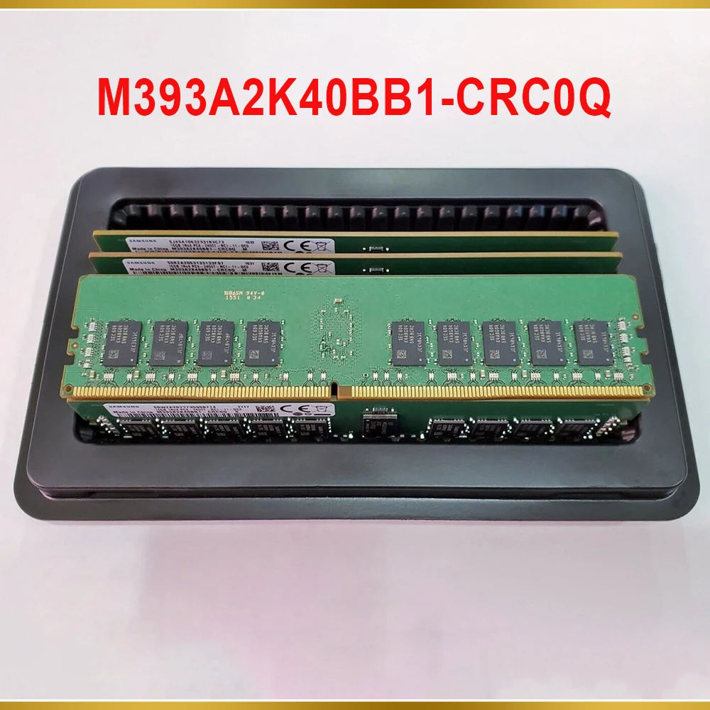 1 PCS M393A2K40BB1 CRC0Q RAM 16GB 16G 1RX4 DDR4 2400 PC4 2400T ECC REG For Samsung