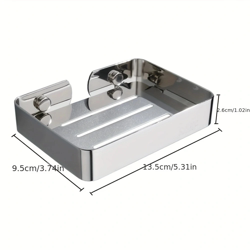스테인레스 스틸 비누 상자 녹슬지 않는 스폰지 홀더 목욕 샤워 비누 샴푸 욕실 액세서리에 대한 실버 벽 마운트 비누 접시