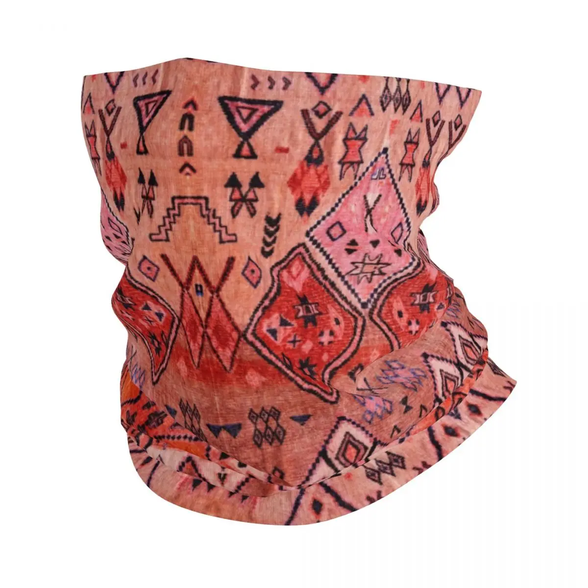 

Bohemian Farmhouse Stylish Oriental Moroccan Style Bandana Neck Cover Balaclavas Face Scarf Warm Headband Outdoor Sports