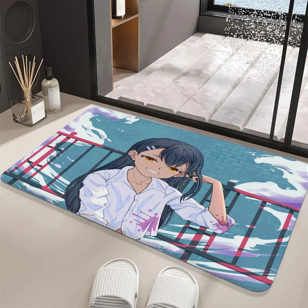 Don't Toy With Me, Miss Nagatoro Door Mat Washable Non-Slip Living Room Sofa Chairs Area Mat Kitchen Doormat Area Rug 4