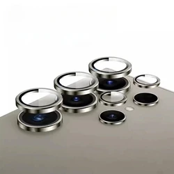 Premium Metal Camera Lens Protector Glass - Full Cover Lens Protection - S23 Ultra(5PCS) (Titanium gray)