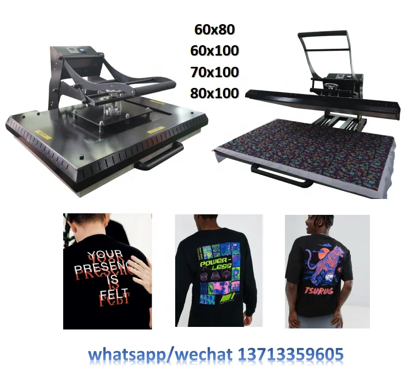 sublimation label printer 80x100 large format heat press machine