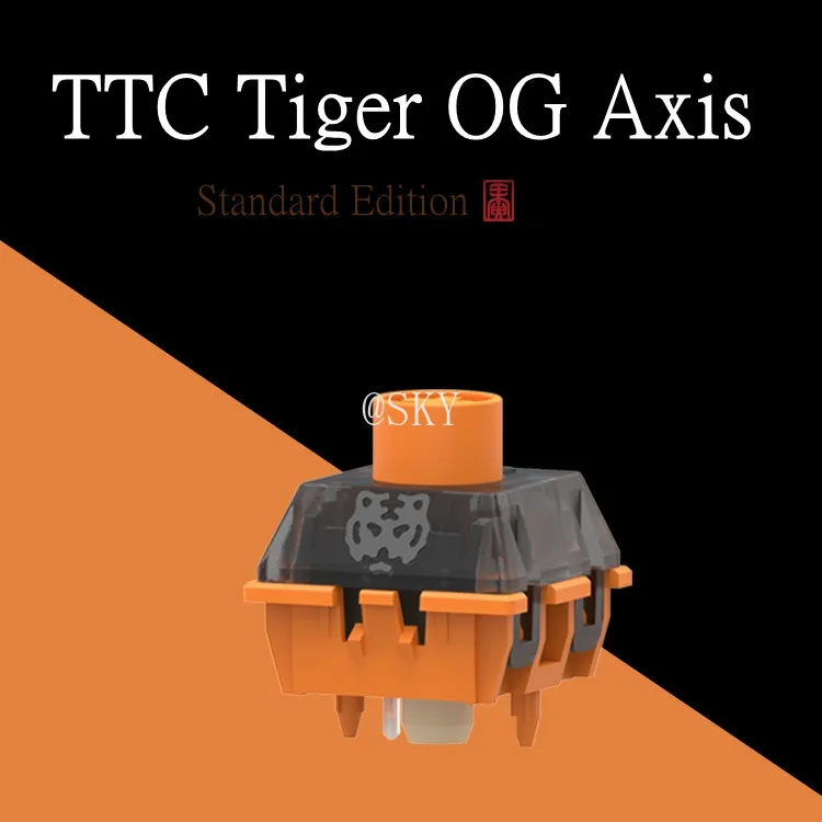 

TTC Tiger OG Axis Standard Edition Keyboard Switch As Fierce As A Tiger And As Fast As Lightning Triggering Rebound OG Version