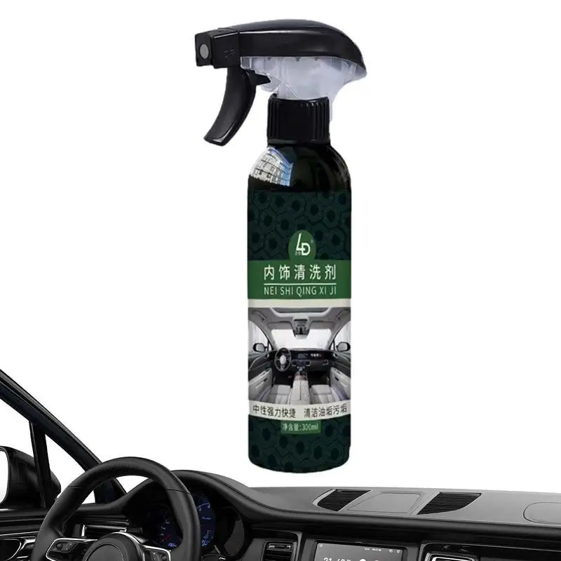 

300ml Foam Cleaner Spray Car Wash Multi-purpose Anti-aging Cleaner Tools Auto Detailing Spray Interior Leather Clean Home Clean