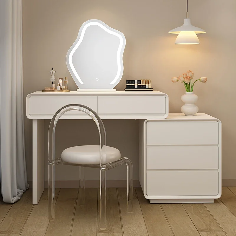 

Скандинавский туалетный столик, белая прикроватная столик для хранения, зеркальные журнальные столики, органайзер, Парикмахерская мебель для дома
