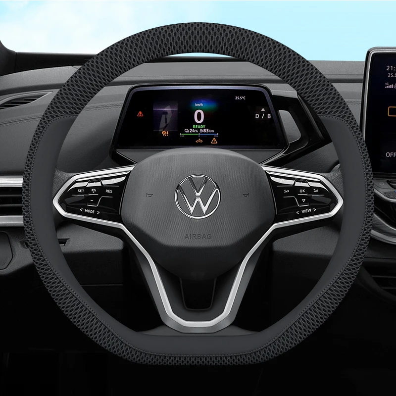 

Car Steering Wheel Cover For VW Volkswagen Golf MK5 5 V GTI 2004 - 2009 -2018 7Colors Breathable Non-slip Auto Accessories