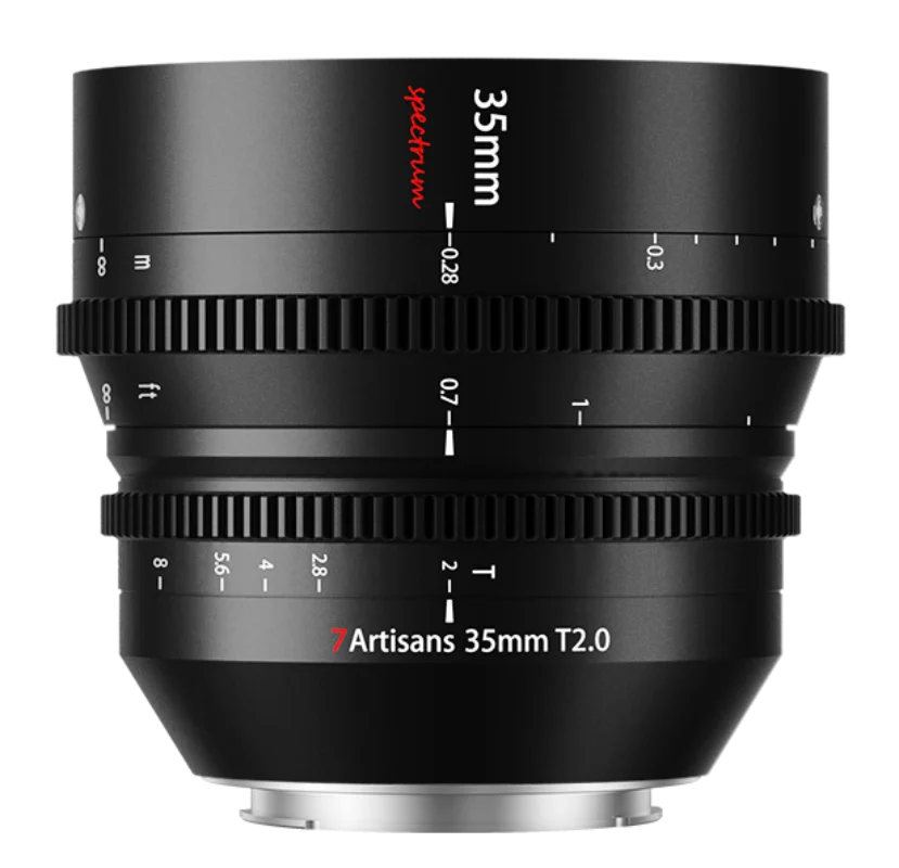 7 Artigiani 35 50 85Mm T2.0 Full Frame Cinema Vision Lens Per Sony E/Canon Rf/Nikon Z/Leica L