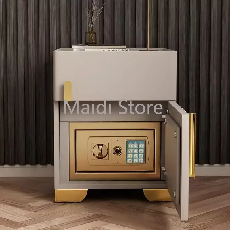 White Smart Bedside Table Bathroom Wooden Bath Bedside Table Modern Mini Floating Muebles Para Dormitorio Furniture