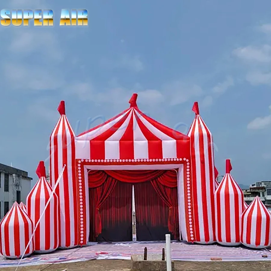 Inflatable circus arch inflatable castle arch for performance event
