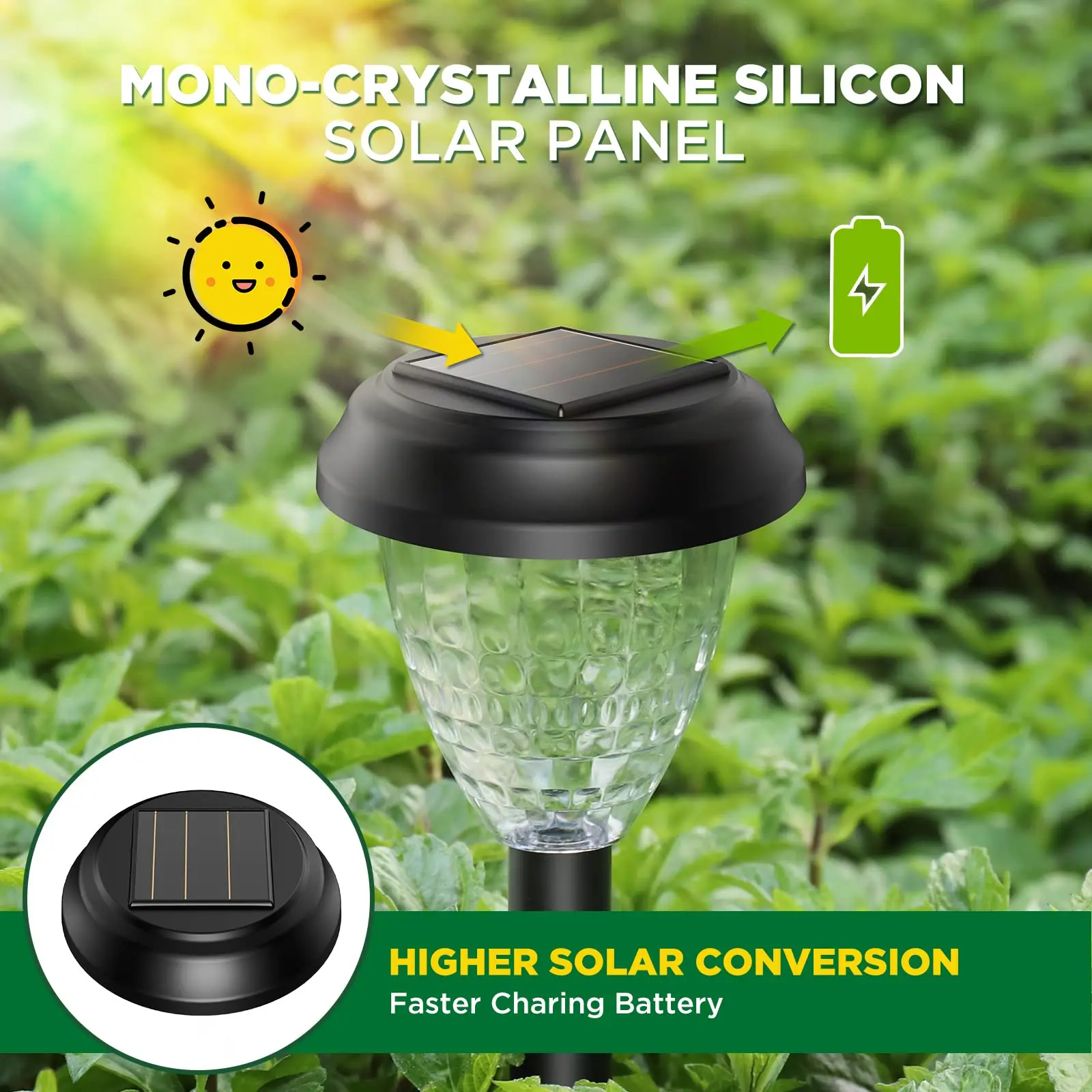 Solar Led Lawn Lamp Fairy Light Outdoor Waterproof Rechargeable Sunlight for Pathway Street Outdoor Decoration Garden Yard for solar lights,solar wall lamp,solar led lights,lawn lamp