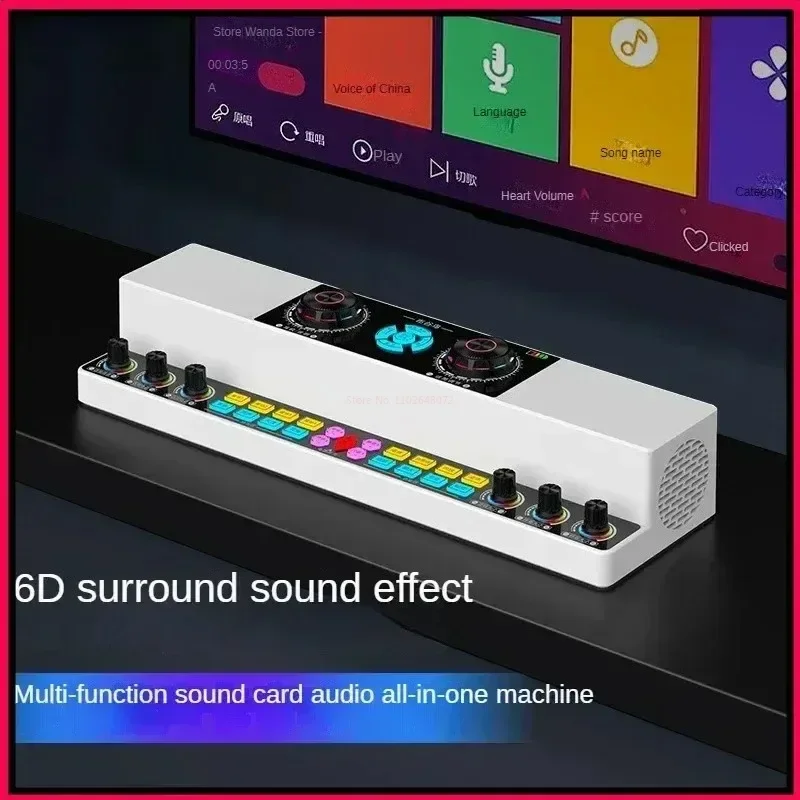 

BGN-Y6001 Bluetooth Speaker Wireless Karaoke Sound Card Integrated Indoor and Outdoor Square Dance Universal High-power Speaker