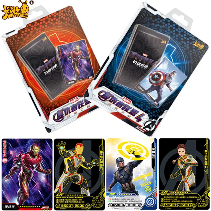 New Marvel Legends Card Iron Man Hulk Card Genuine Avengers Card Parallel Universe Spider-Man Card Christmas Halloween Gift