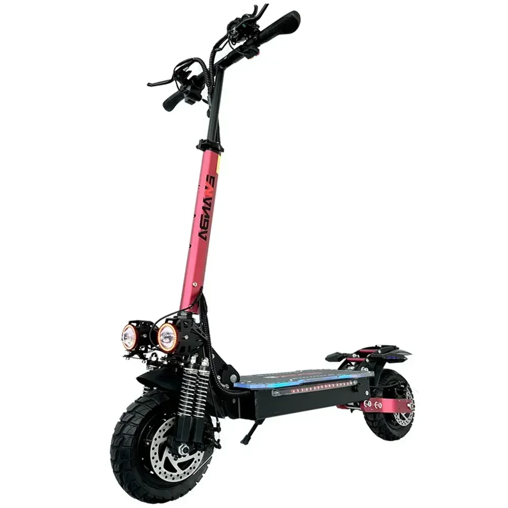 X6 2400W 48V 21AH Electric Scooter Dual Motor Max Speed of 65KMH Max range of 60-70KM Foldable Escooter Load 150KG
