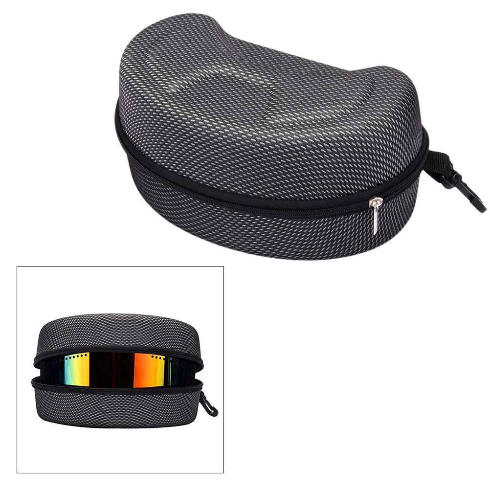 Large Cycling Eyewear Case Ski Goggles Box Shockproof Sunglasses Bag Motorcycle Bike Glasses Case Hard Zipper Glasses Box glasses case glasses storage bag sunglasses bag zipper eyewear box