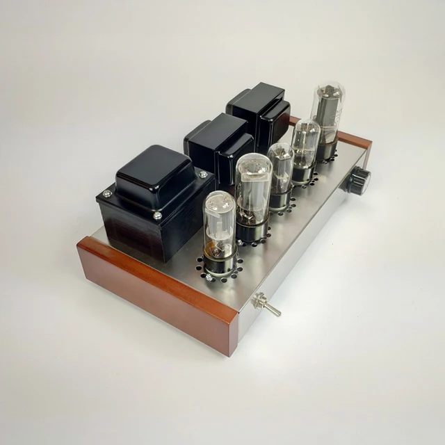 新diy 6P3Pホームオーディオチューブアンプ新コンピュータケース 6N8P 