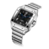ENITON High Quality Mechanical Stainless Steel Men's Watch Square Case 5ATM Waterproof Removable Strap Business 1