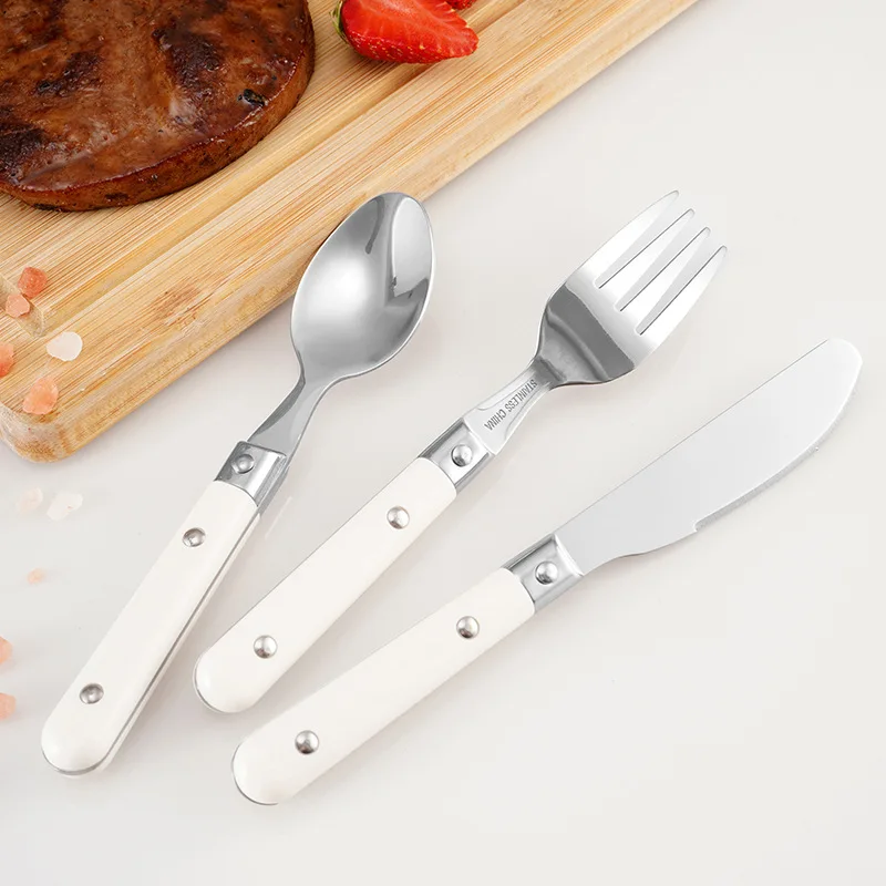 Children Cutlery Set Portable 3pcs/set 304 Stainless Steel