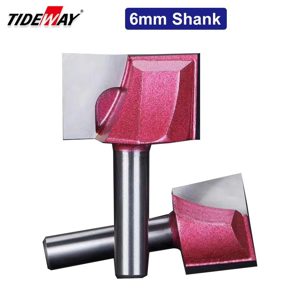 

1PCS 6mm Cleaning Bottom End Mill CNC Router Bits Tungsten Steel Milling Cutter Wood Cutting Tool Carbide Bit