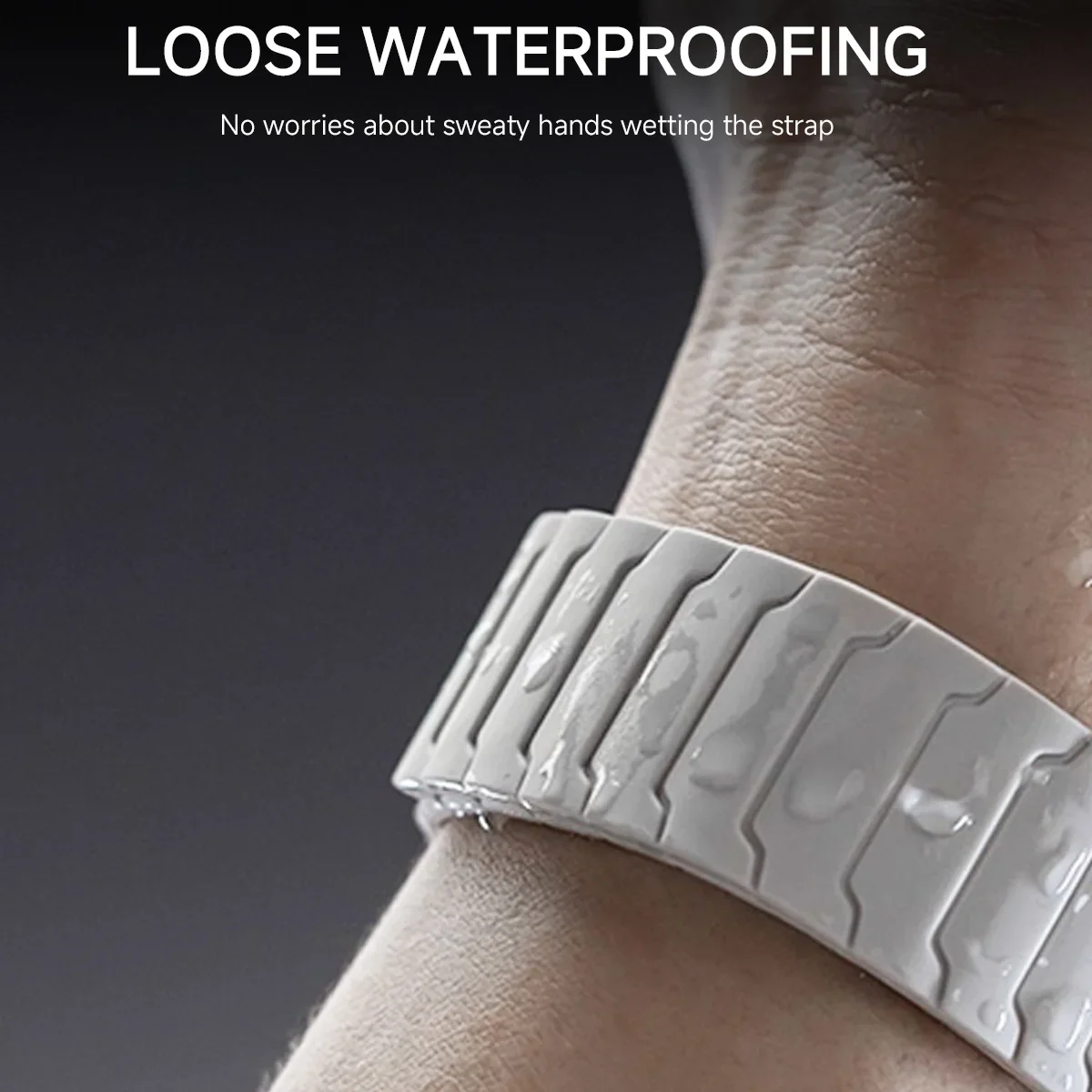 Silicone Magnetic Band for Smartwatch - 20mm/22mm Sport Strap Bracelet
