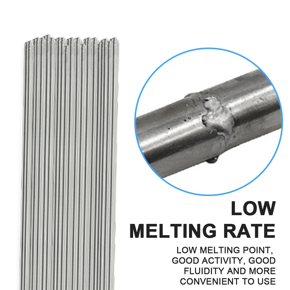 Low Temperature Easy Melt Aluminum Welding Rod Cored Wire Rod Solder No Need Solder Powder Weld Bar for Propane Torch aluminum welding rods