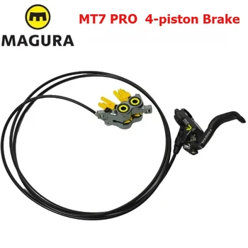 MAGURA MT7 PRO freno per bicicletta Freno a disco idraulico a 4 pistoni per mountain bike Tubi anteriori 100 cm/posteriori 200 cm Design diviso