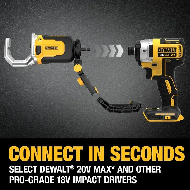Dewalt 임팩트 커넥트 구리 파이프 커터 부착 PVC/PEX 컷, 18V/20V 임팩트 드라이버 전동 공구 액세서리, DWAPVCIR