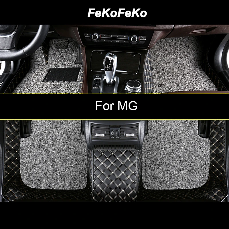 Fekofeko Car Floor Mats For Mg Hs Mg3 Mg5 Mg6 Mg7 Zs Gs Gt Foot Coche