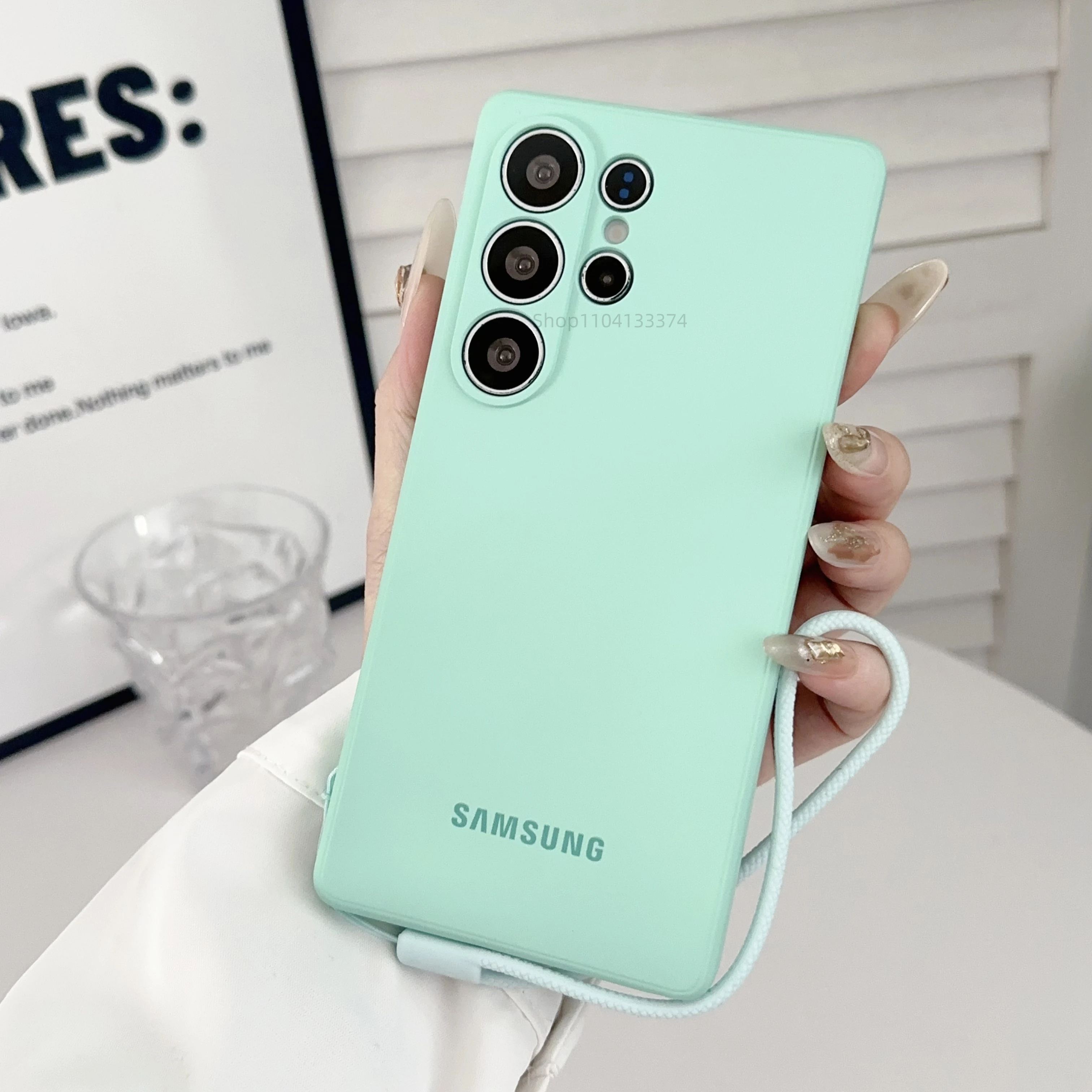 Premium Ultra Slim Liquid Silicone Soft Phone Case Cover