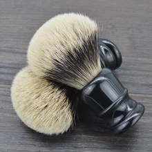 

XZAN Men 2 band Badger Hair and Black resin handle Shaving Brush