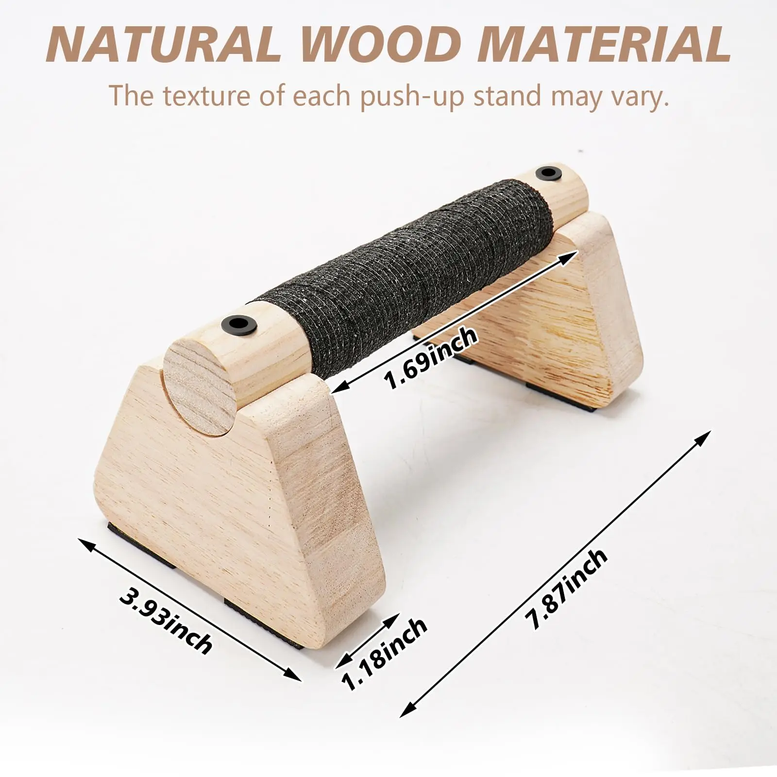 Pushup Handles for Men for Handstand Training Wooden Calisthenics Equipment Push Up Bars & Calisthenics Bar Parallettes Bars