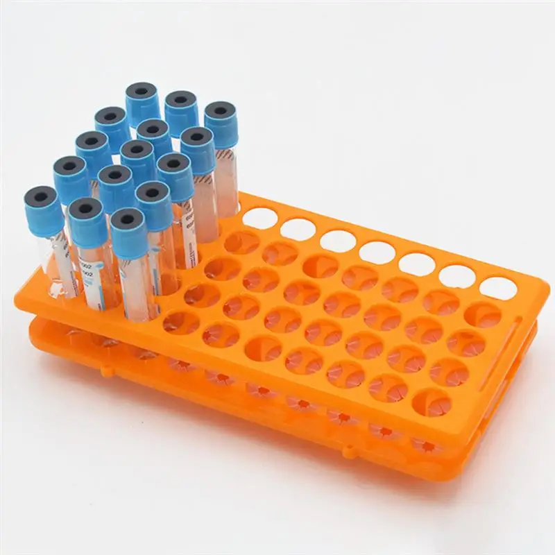 

Portable 50 Slots Practical Centrifuge Tube Holder Testing Tubes Holder Test Tube Holder Multipurpose 50 Holes Test Tube Rack
