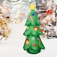 4.3FT Inflatable Christmas Tree LED Light Blow up Decorations for Christmas Party Indoor Outdoor Yard Garden Lawn Holiday Party 1