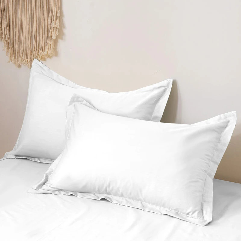 2pcs 100% brushed polyester fibre pillowcase (coreless), super soft and comfortable, anti-wrinkle, fade and stain resistant 2