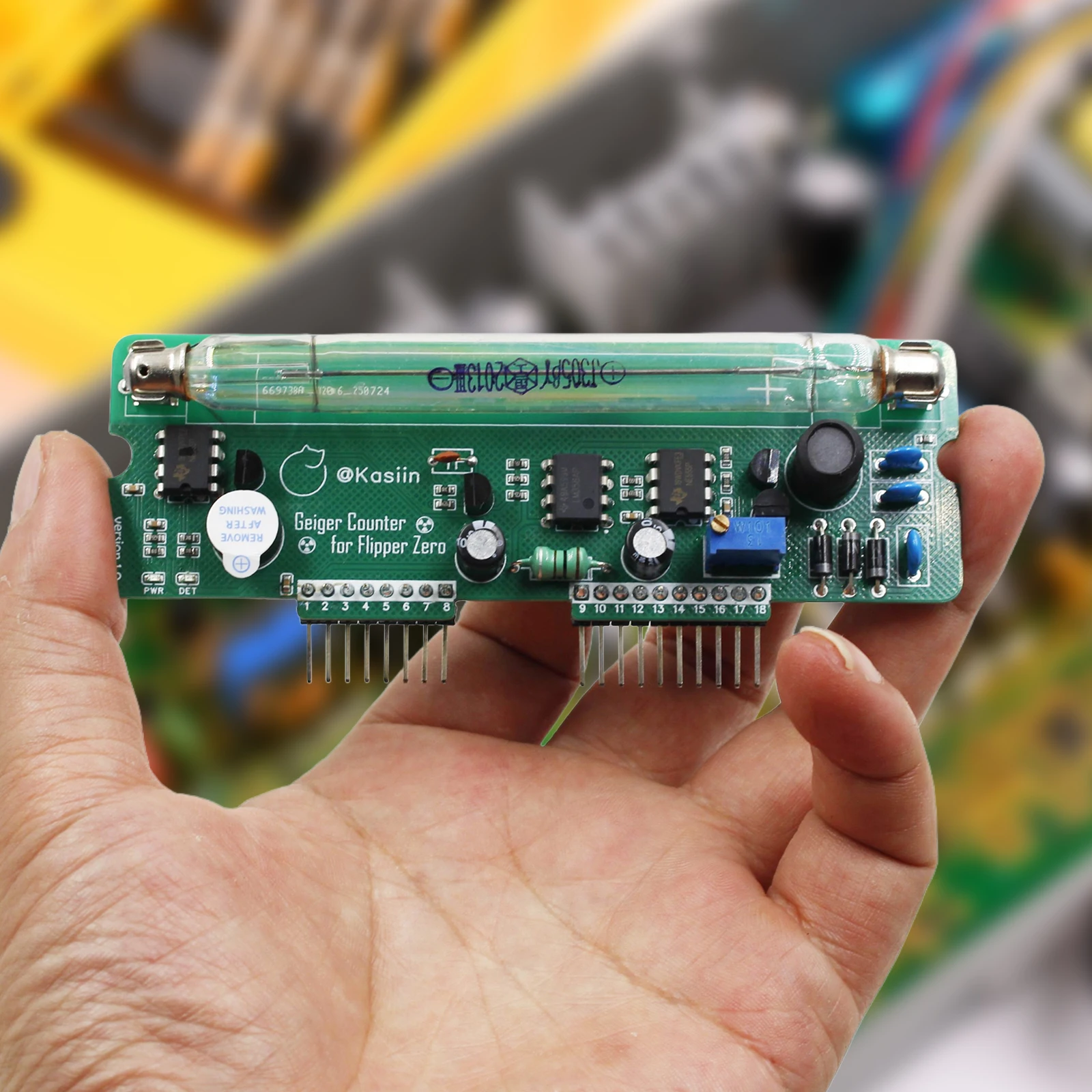 소형 방사선 탐지기 재사용 가능한 핵 방사선 탐지기 다목적 전자기 방사선 탐지기 EMF 탐지기