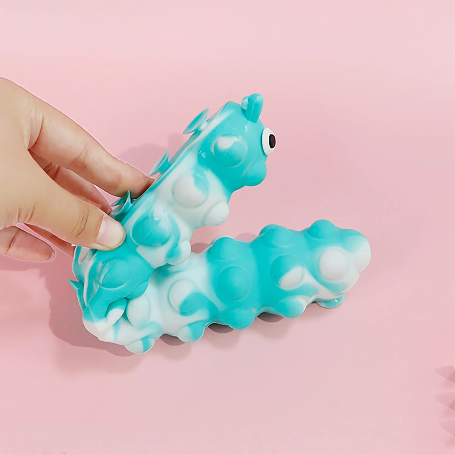 Silicone caterpillar suction cup for venting toys, bubble rebound, pinching for children's puzzle 4