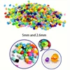 Fuse Beads 2000pcs 2.6MM 3D Pixel Puzzle Mini Iron Beads Handmade Crafts Decor DIY Make Puzzle High Quality Melting Beads 6
