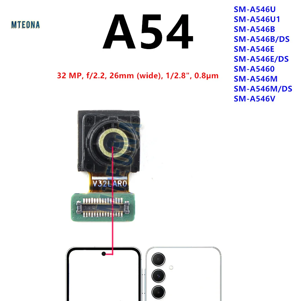 Enhanced Camera Module Replacement for Samsung Galaxy A Series - Front & Rear Views
