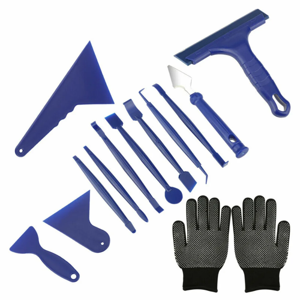 13Pcs Car Tools Auto Film Tint Tools Kit Gloves Vinyl Wrap Squeegee 13pcs-car-tools-auto-film-tint-tools-kit-gloves-vinyl-wrap-squeegee