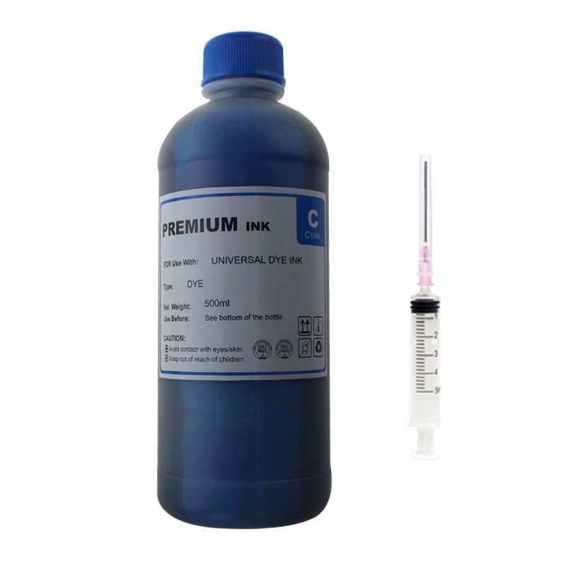500ml per bottle Refill Ink Kit For HP 21 22 301 302 304 121 122 123 650 652 300 140 141 63 65 343 338 Printer Ink Cartridge