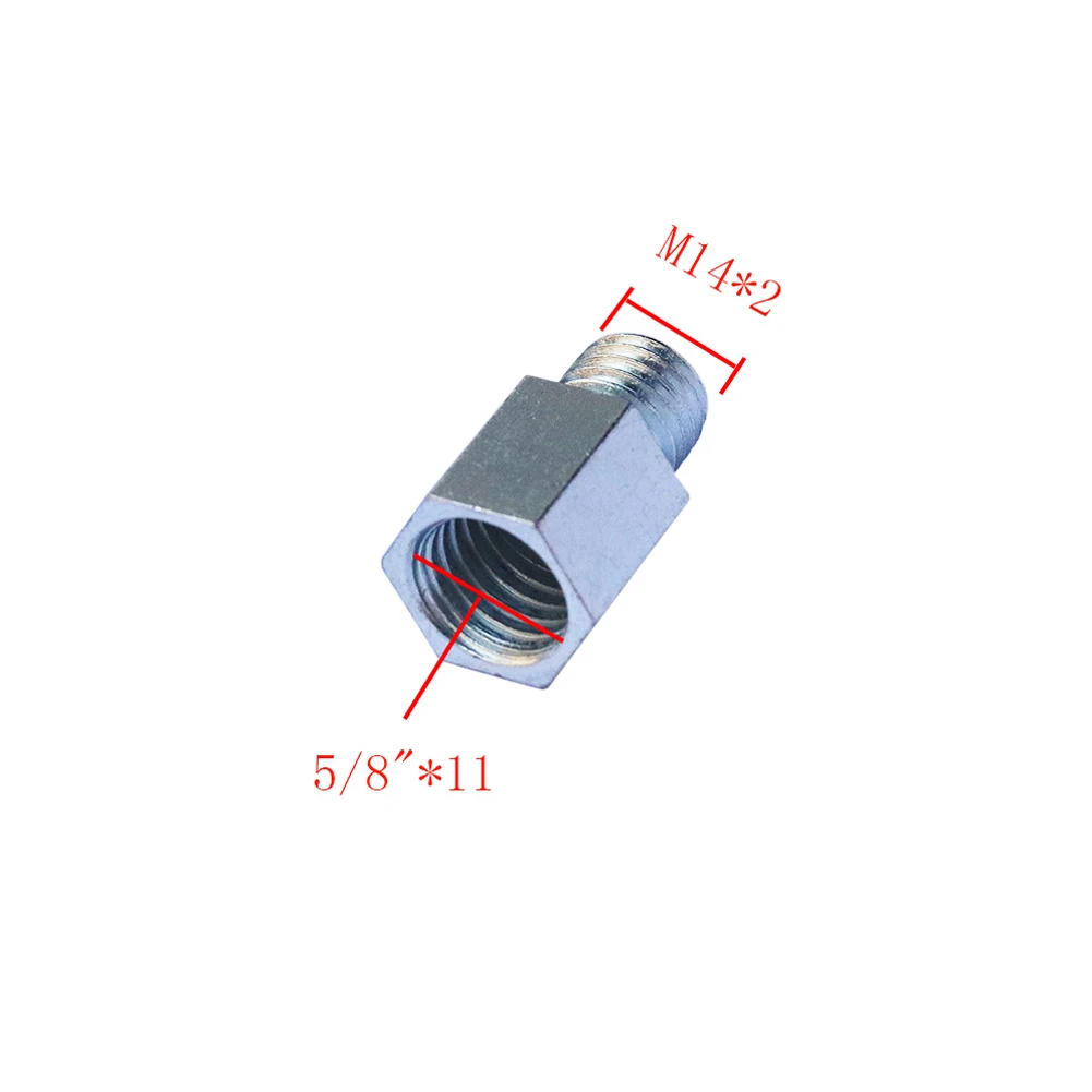 M10 M14 Adapter Interface Connector Angle Grinder M14 To M10 Metal Polisher Portable Silver Small Wide Applications wide angle golf convex mirror