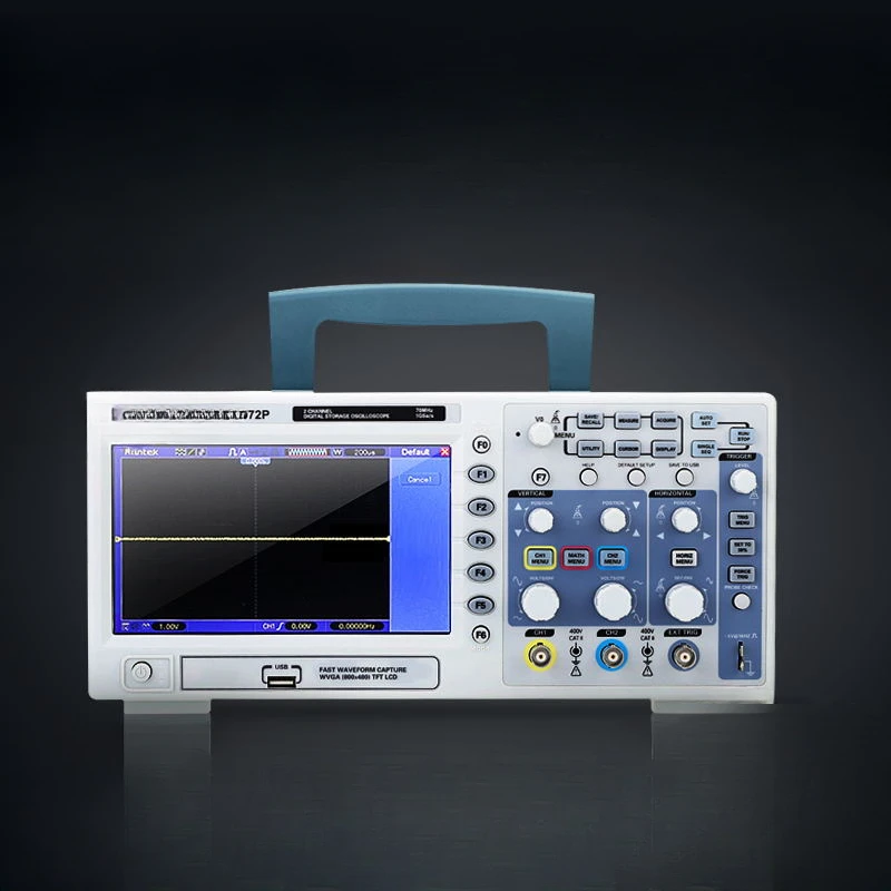 

DSO5072P/5102P/5202P digital storage oscilloscope dual-channel 100M bandwidth